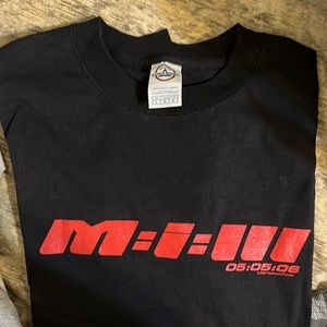 Mission Impossible 3 III Premiere RETRO T-Shirt) 2-Siding) New vintage 2016 L